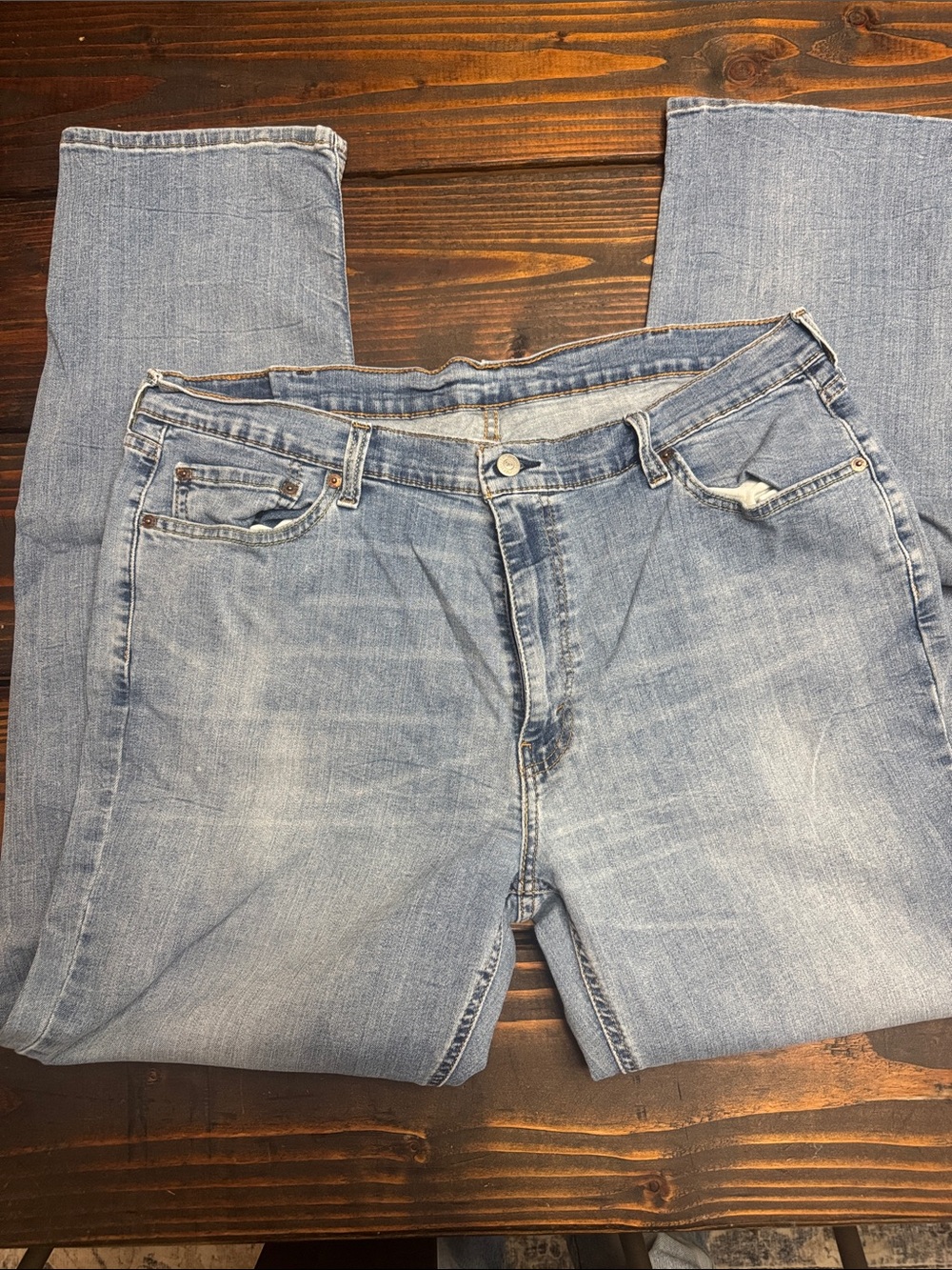 Levi's 541 Men's Light Wash Straight Jeans